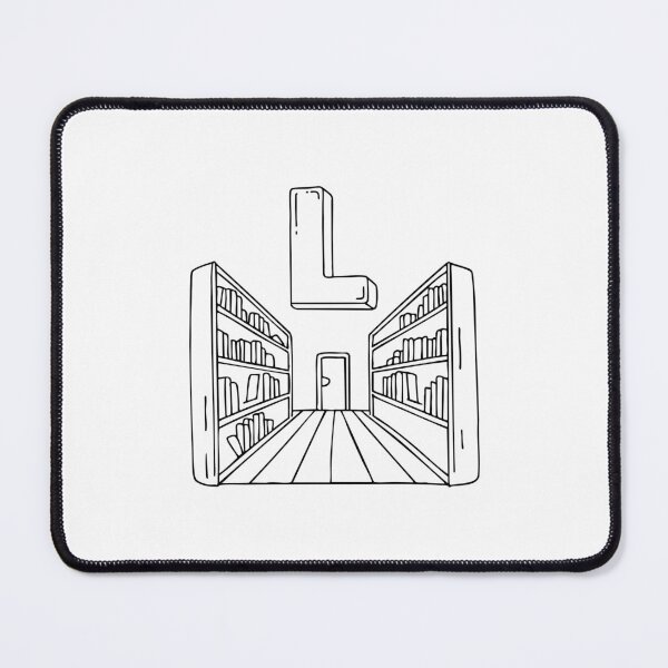 Item preview, An Illustration of a Library beside the Letter L designed and sold by rasagamastore.