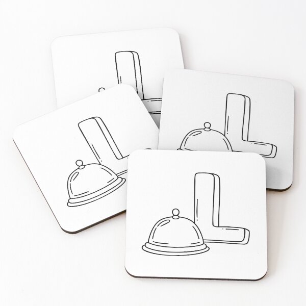 Item preview, An Illustration of a Lid beside the Letter L designed and sold by rasagamastore.