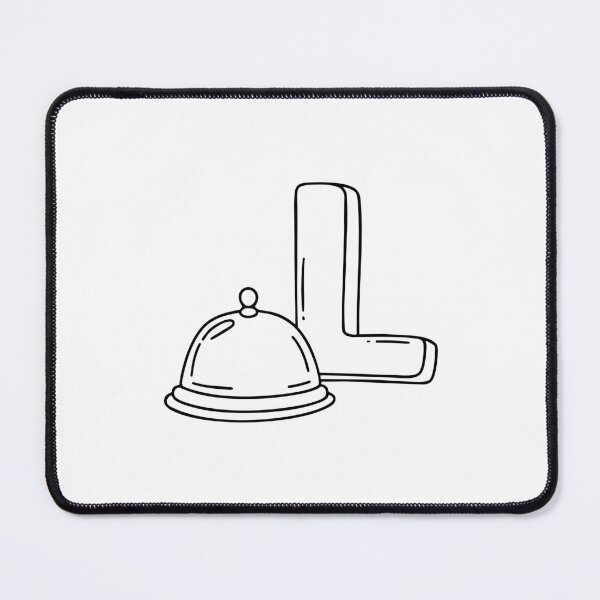 Item preview, An Illustration of a Lid beside the Letter L designed and sold by rasagamastore.