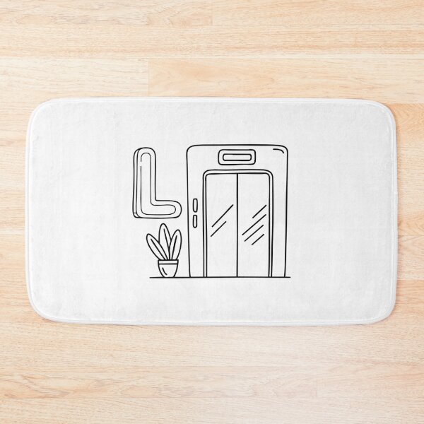Item preview, An Illustration of a Lift beside the Letter L designed and sold by rasagamastore.