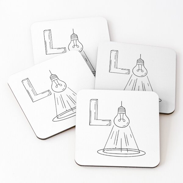 Item preview, An Illustration of Light beside the Letter L designed and sold by rasagamastore.