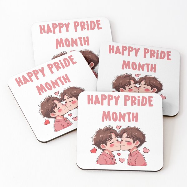 Item preview, Adorable Chibi Boys Kissing – Happy Pride Month! designed and sold by Sensepiphoria.