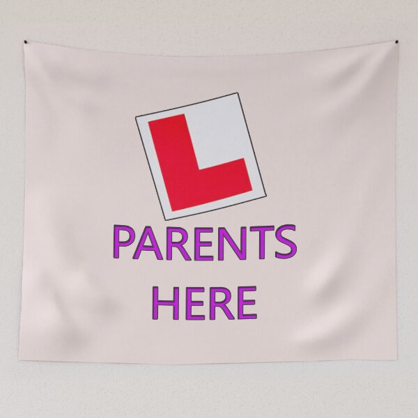 Item preview, Funny sign for parents with learner driver symbol designed and sold by hardingcarl2.