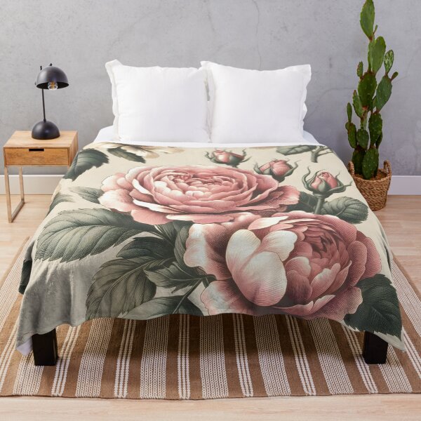 Item preview, Pink and white Cabbage Roses designed and sold by GraphicsClub.