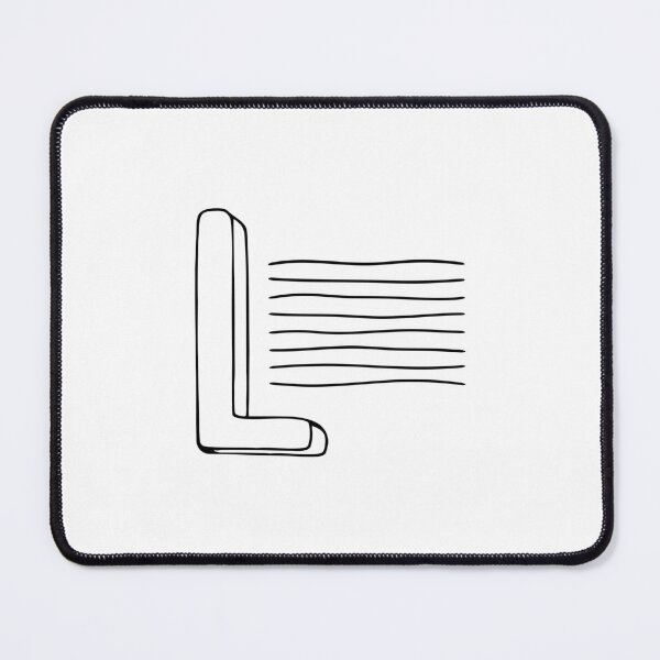 Item preview, An Illustration of Line beside letter L designed and sold by rasagamastore.