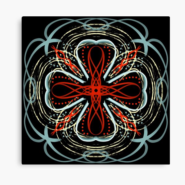 Aperçu de l'œuvre Croix Mandala créée et vendue par LornaHamel.