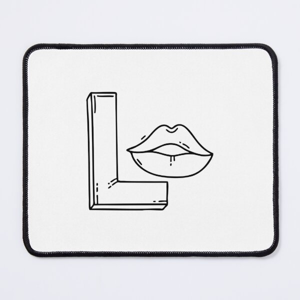 Item preview, An Illustration of Lip beside letter L designed and sold by rasagamastore.