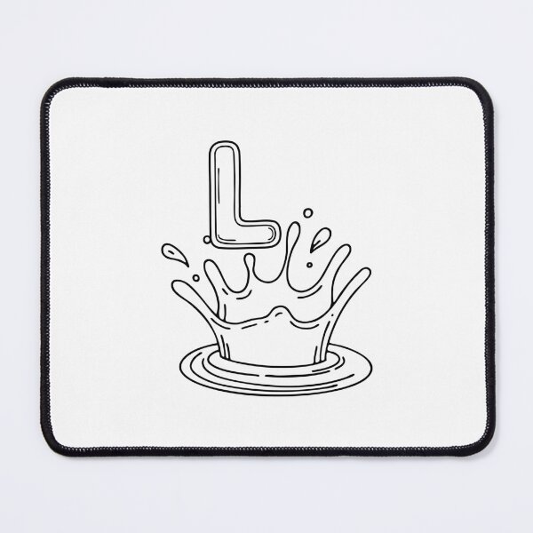 Item preview, An Illustration of Liquid beside letter L designed and sold by rasagamastore.
