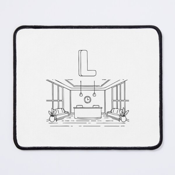 Item preview, An Illustration of Lobby beside letter L designed and sold by rasagamastore.