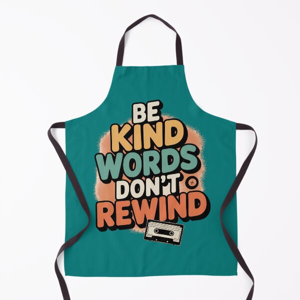 Item preview, Be Kind Words Don’t Rewind – Retro Quote designed and sold by TeeGrit.