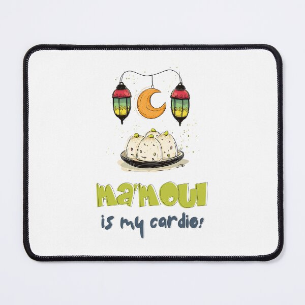 Item preview, Maamoul is My Cardio: Who Needs the Gym When There's Mamoul? Funny Eid Treats & Lanterns Meme designed and sold by FUNqoosh.