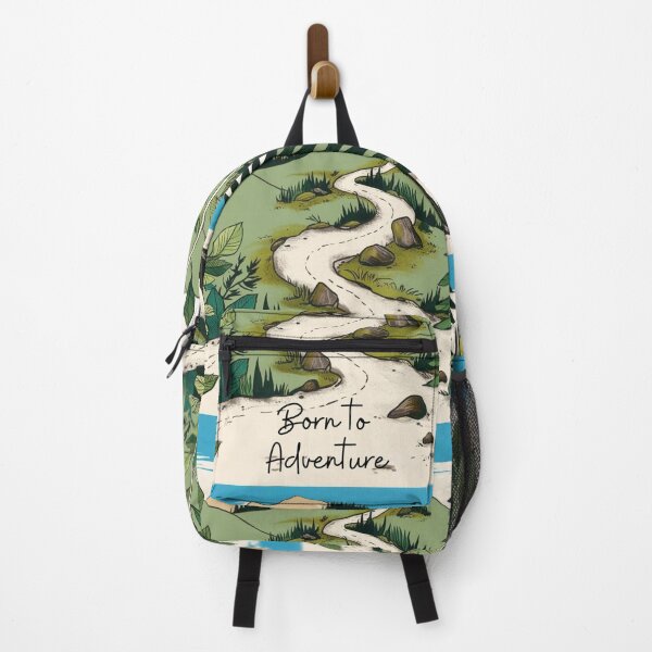 Item preview, Born to Adventure Nature Hiking Illustration designed and sold by NSEAdventures.