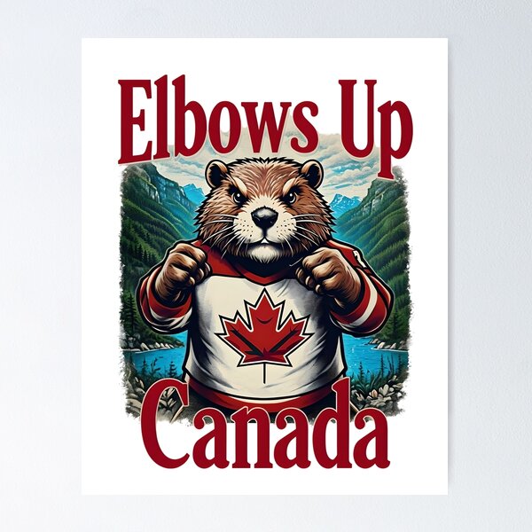Item preview, ELBOWS UP CANADA designed and sold by Flowercita.