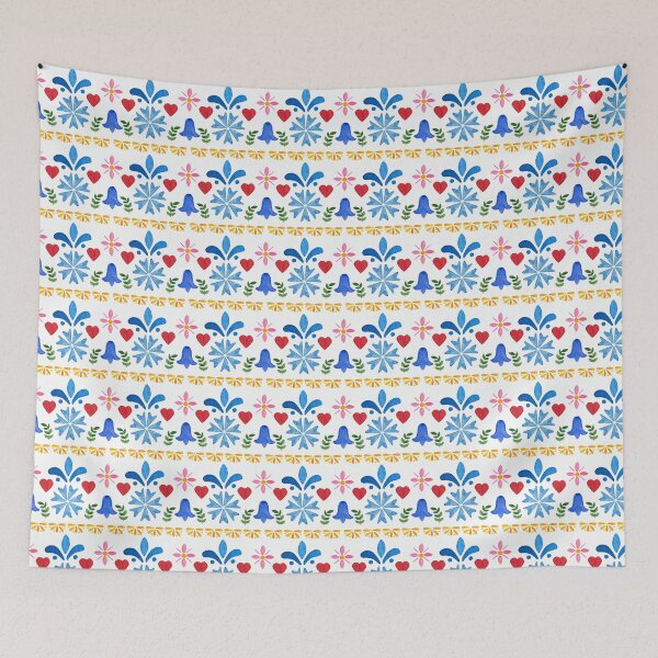 Item preview, Papel Picado Fiesta Pattern designed and sold by floryavenue.
