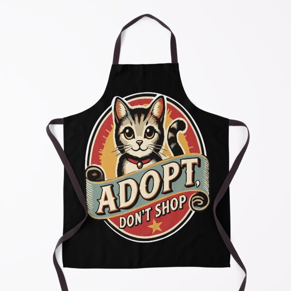 Aperçu de l'œuvre Graphique d'adoption de chat rétro créée et vendue par alw951.