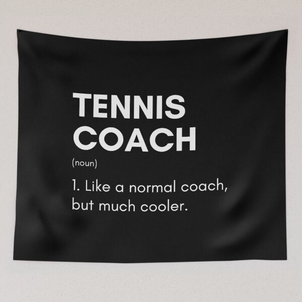 Item preview, Tennis Coach Like A Normal Coach But Much Cooler Funny Tennis Player designed and sold by CuteLovelyDesigns.