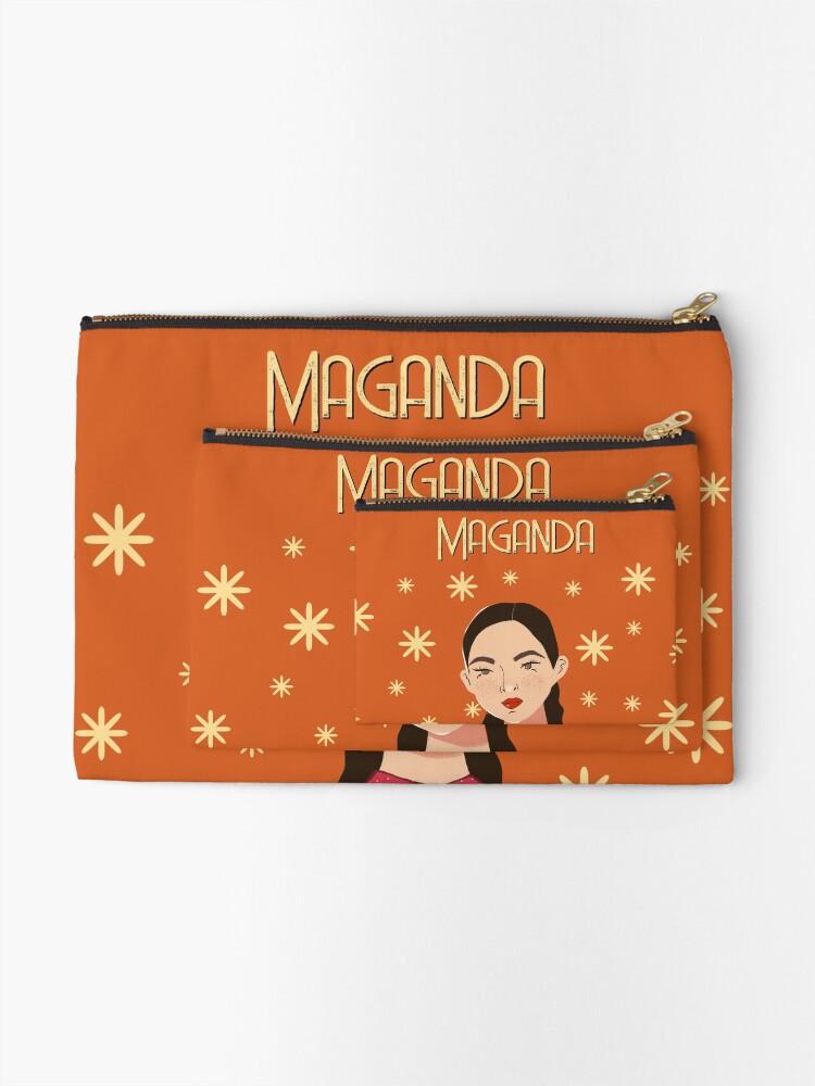Thumbnail 2 of 4, Zipper Pouch, Maganda designed and sold by DiorelleDesigns.