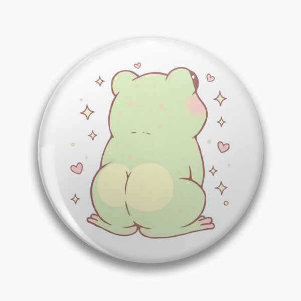 Item preview, Cute Shy Kawaii Blushing Frog Butt designed and sold by Alex Songs.