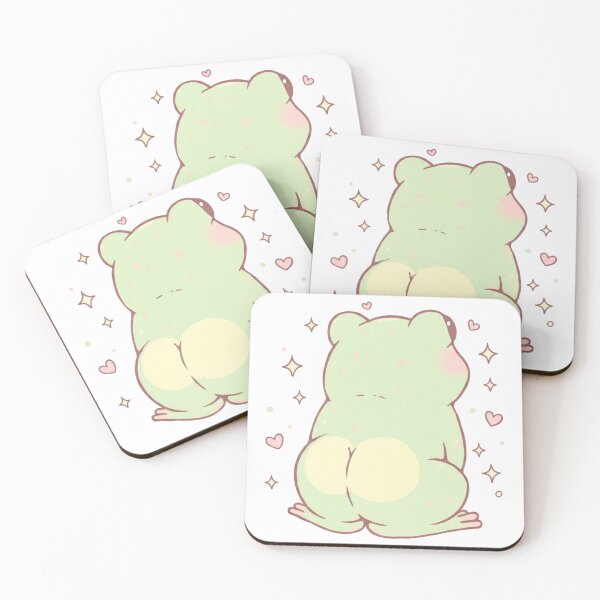 Item preview, Cute Shy Kawaii Blushing Frog Butt designed and sold by Alex Songs.