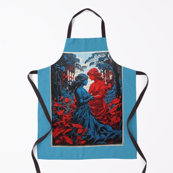 Item preview, Harmony of Two Figures in Red and Blue designed and sold by KilianSzmid.