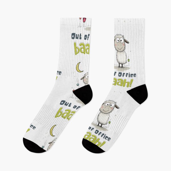 Item preview, Eid Laughter: Out of Office BAAAH! | Funny Eid Sheep on Sabbatical Meme designed and sold by FUNqoosh.