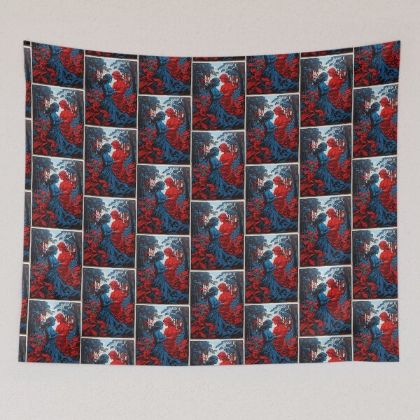 Item preview, Harmony of Two Figures in Red and Blue designed and sold by KilianSzmid.