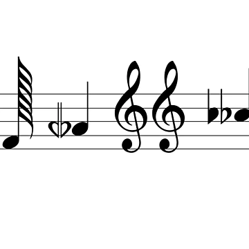 Artwork thumbnail, Musical Notes by Notorious CodFather Designer Studio