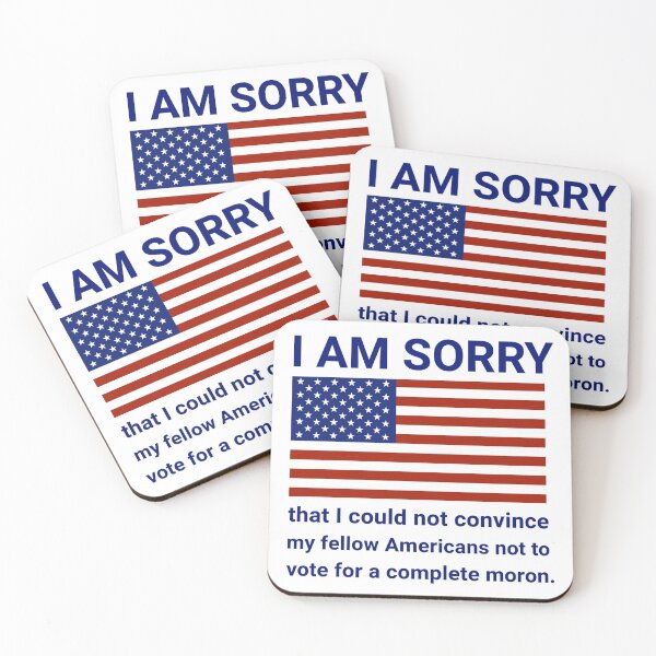 Item preview, I am sorry  designed and sold by Rachel the Artist .