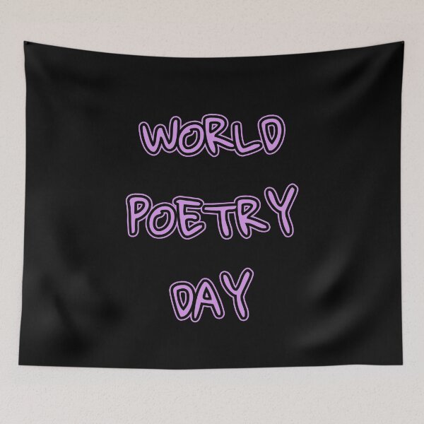 Item preview, world poetry day designed and sold by SlocifieShop.