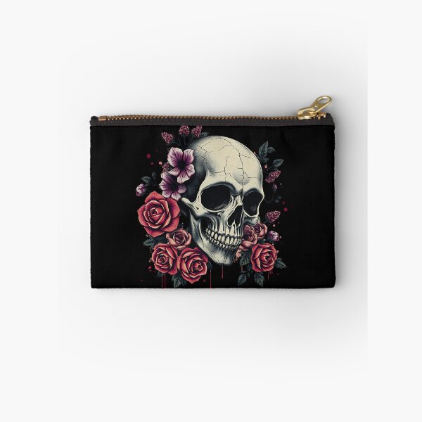 Item preview, Vintage Skull & Roses – Grunge Gothic Art designed and sold by Dino-Lune.
