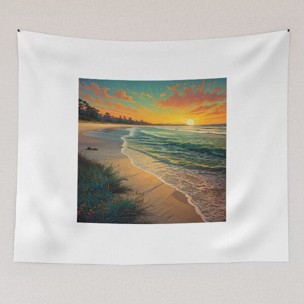 Item preview, Artistic beach side. designed and sold by Nomad-Maynard.
