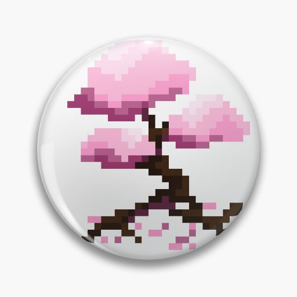 Item preview, Sakura Tree Pixel Art designed and sold by piacore.