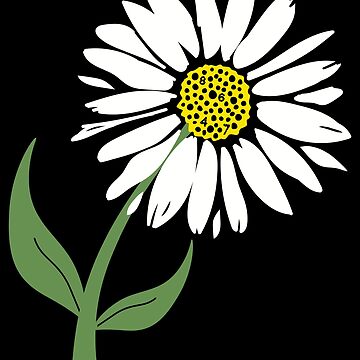 Artwork thumbnail, Subtle Daisy 8647 FDT Anti Trump Flower Stickers by EthosWear