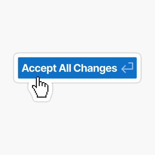 Item preview, Vibe Coding Accept All Changes Cursor designed and sold by sagepixel.