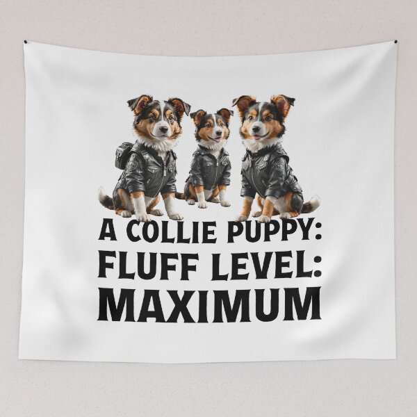 Item preview, Owner of cute pet puppy Collie dog. designed and sold by Drone-tees.