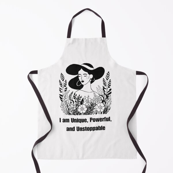 Item preview, I Am Unique, Powerful, and Unstoppable - Motivational Affirmation Design designed and sold by PrintBubbleGK.