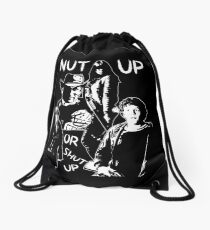 Zombieland nut up or shut up montage Drawstring Bag