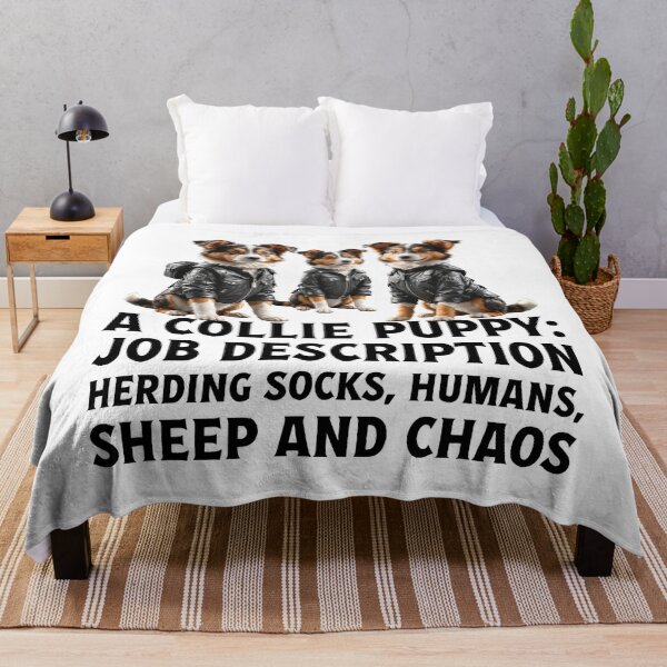 Item preview, Owner of cute pet puppy Collie dog. designed and sold by Drone-tees.