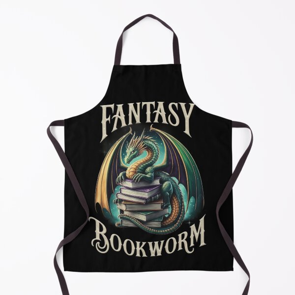 Item preview, Fantasy Bookworm - Dragon and Books Fantasy Illustration designed and sold by MagicWander.