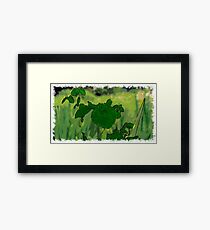 Flower drawn Art Framed Print