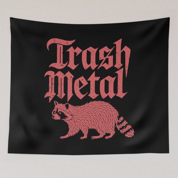 Item preview, "Trash Metal Raccoon Design" designed and sold by paulo silveira.