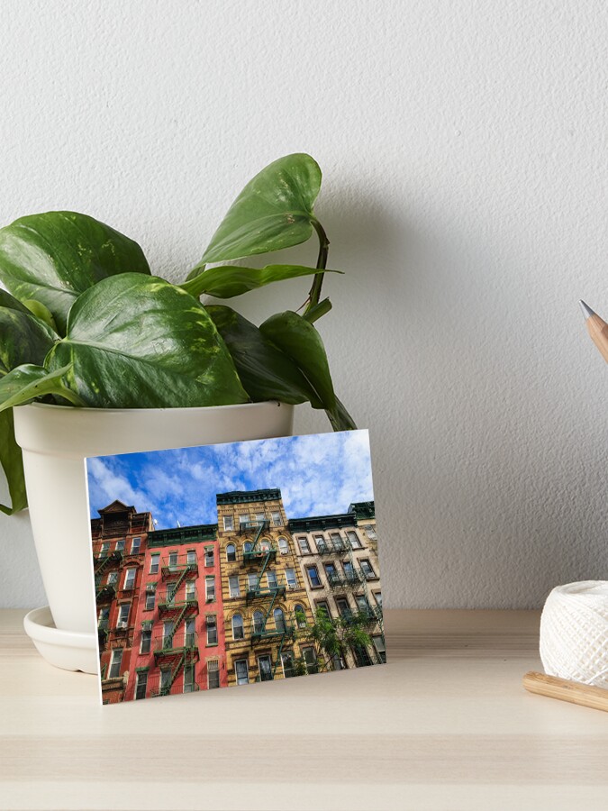 Thumbnail 1 von 2, Galeriedruck, Historische Apartmentfassaden in New York City designt und verkauft von Aure50.