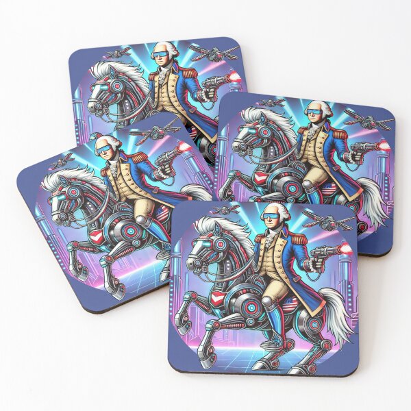 Item preview, Red, White, and BOOM! George Washington in Cyberspace designed and sold by CrypRenaissance.