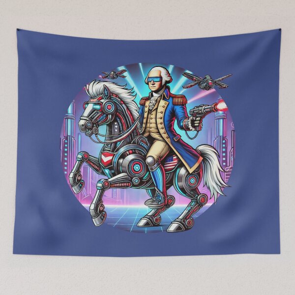 Item preview, Red, White, and BOOM! George Washington in Cyberspace designed and sold by CrypRenaissance.