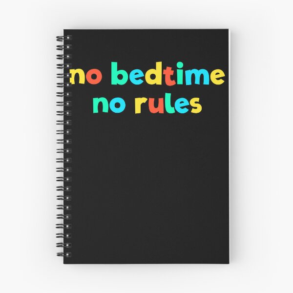 Item preview, No Bedtime No Rules Kid Core Funny Brat Gen Z Kidcore Gear designed and sold by DynamicDesign.