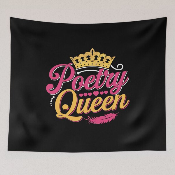 Item preview, poetry queen design world poetry day designed and sold by SlocifieShop.
