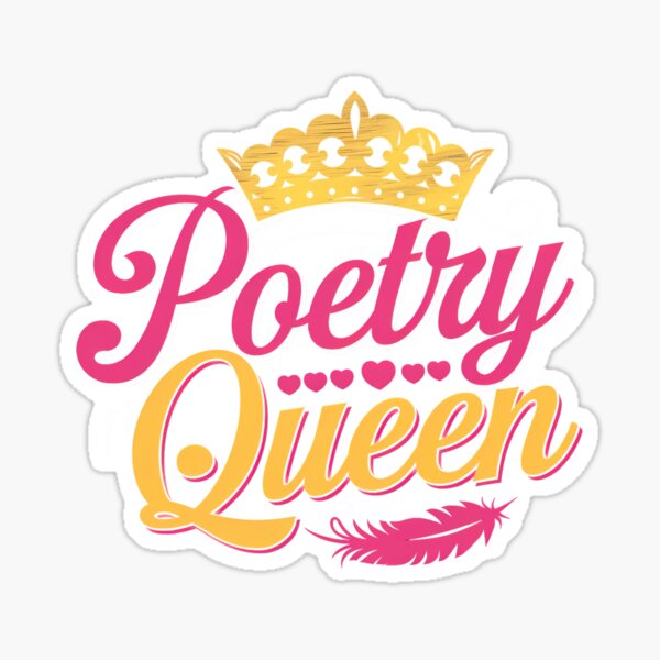 Item preview, poetry queen design world poetry day designed and sold by SlocifieShop.