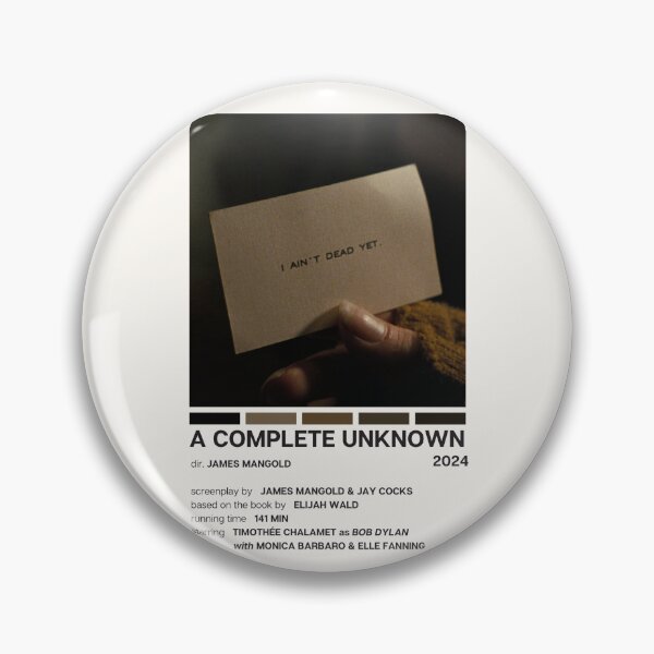 Item preview, A Complete Unknown (2024) Movie Poster designed and sold by YellowishCat15.