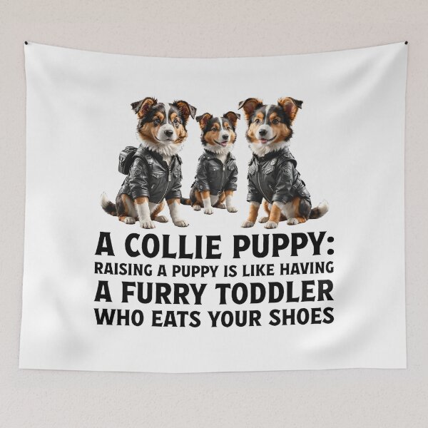 Item preview, Owner of cute pet puppy Collie dog. designed and sold by Drone-tees.