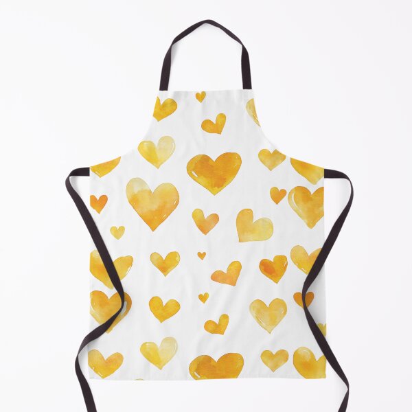 Item preview, Yellow Watercolor Hearts designed and sold by mirror circus.